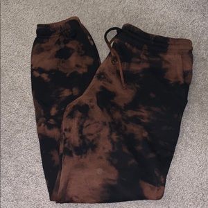 bleached dyed sweatpants